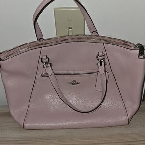 Coach Light Pink Leather Satchel